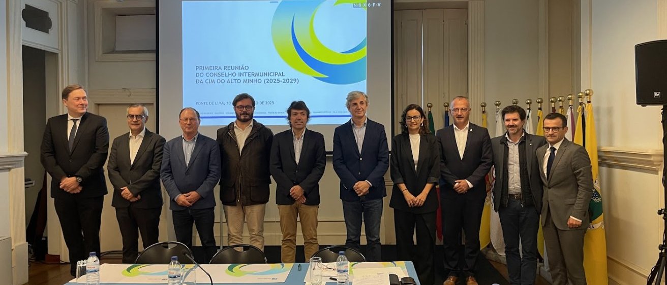 Presidentes dos dez municípios do Alto Minho que integram o Conselho Intermunicipal - Mandato 2025-2029