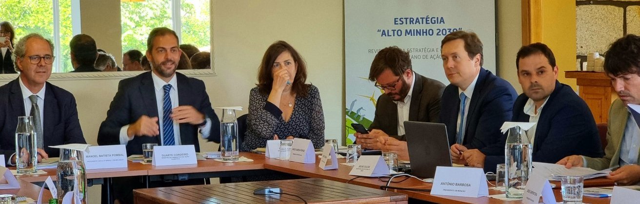 Reunião da CIM Alto Minho com o ministro do Ambiente e da Ação Climática